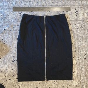 Rebecca Taylor Black Pencil Skirt